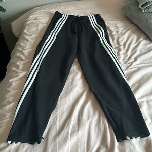 Adidas Small essentials three-strip wide pants